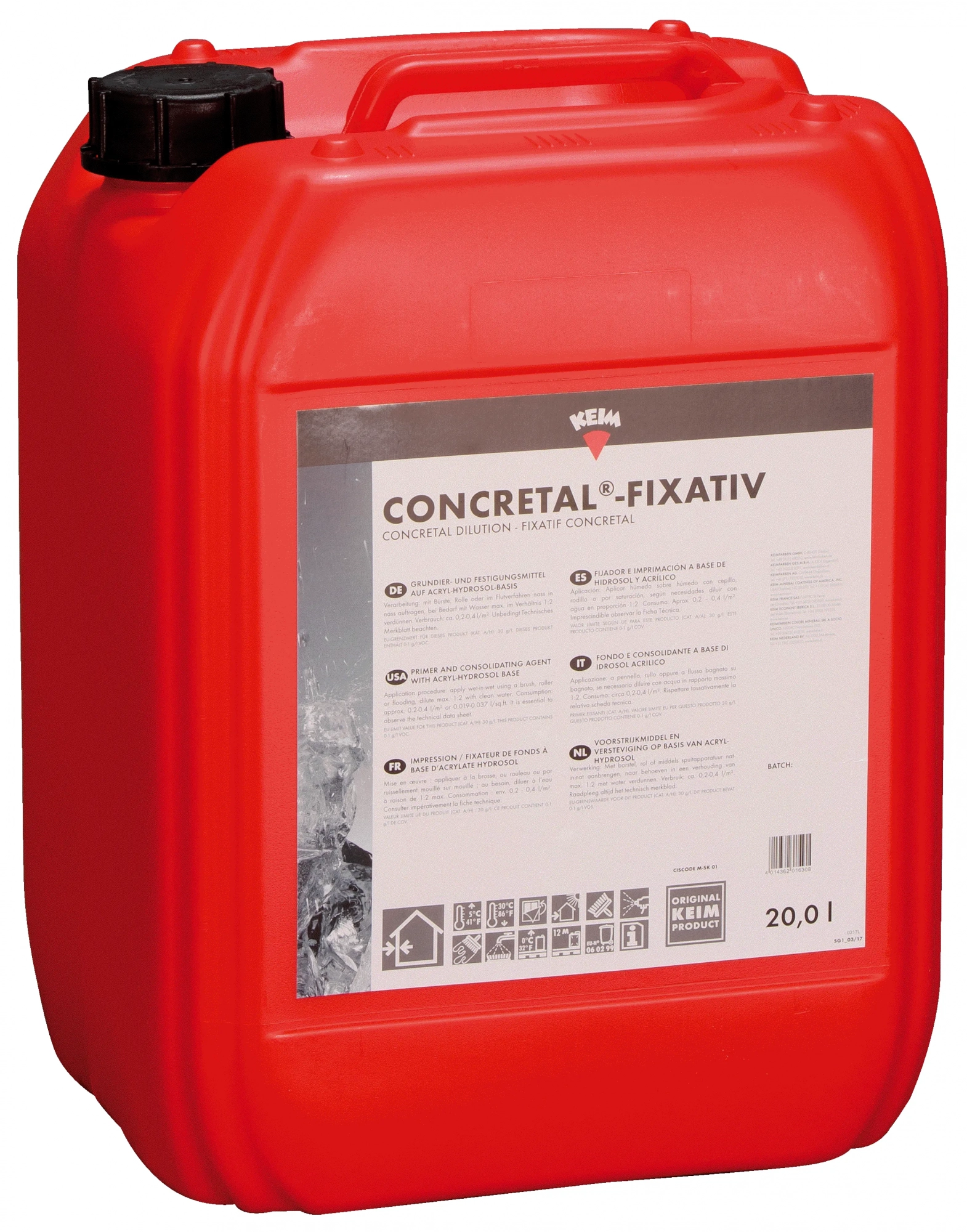 KEIM Concretal-Fixativ грунтовочное средство и разбавитель для KEIM Concretal DE