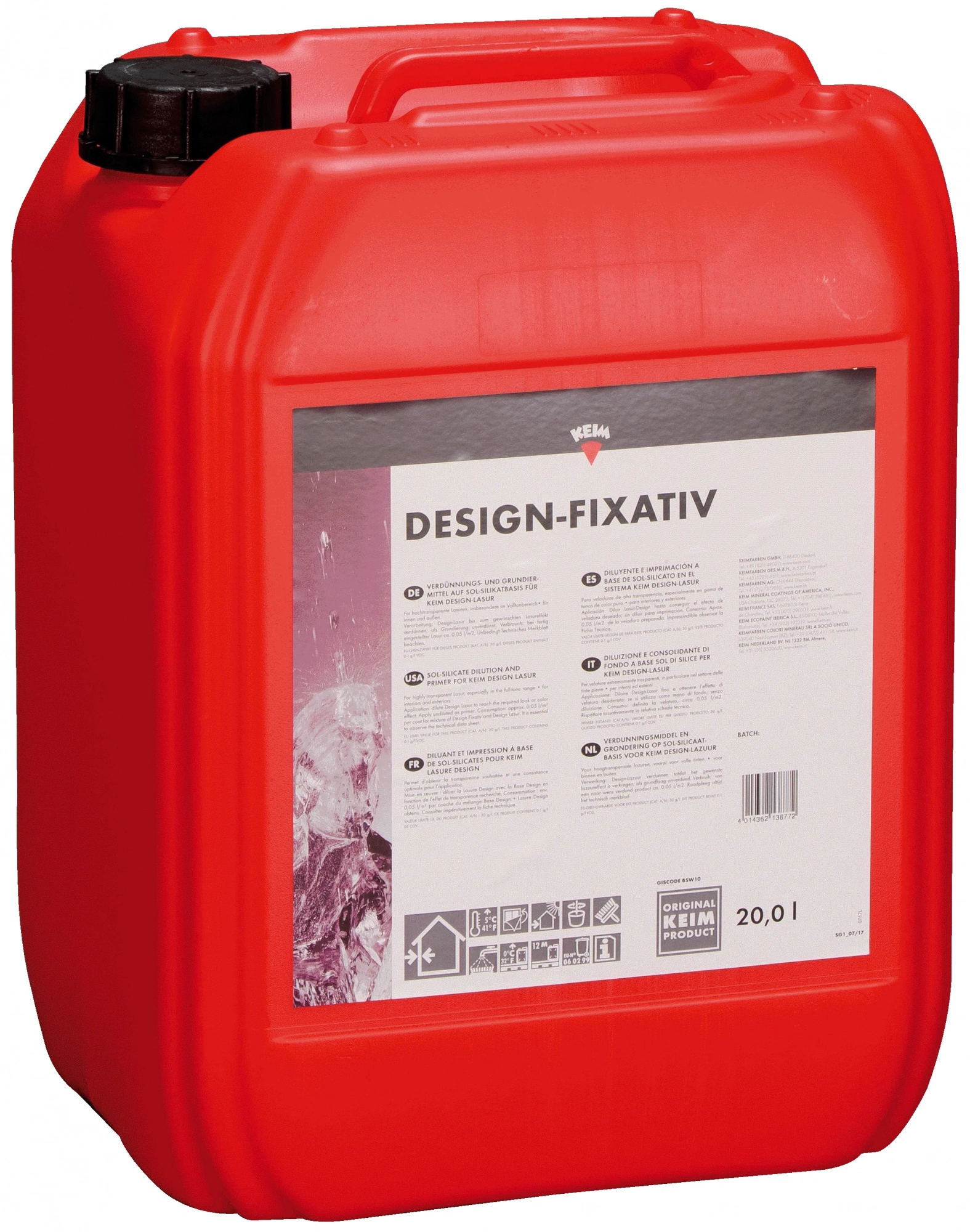 KEIM Design-Fixativ грунтовочное средство и разбавитель для KEIM Design-Lasur DE