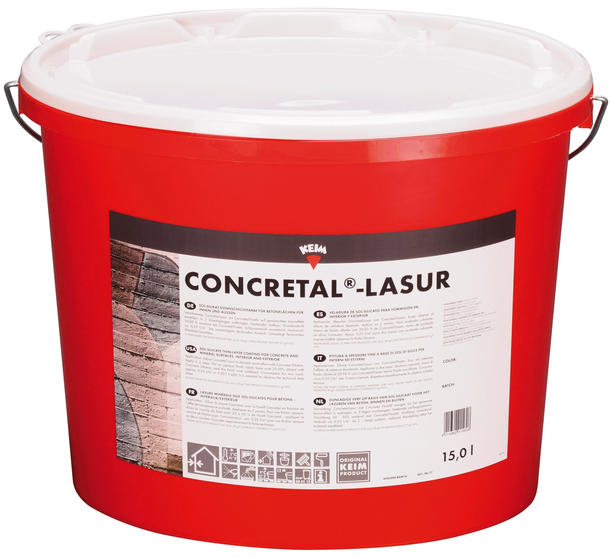 KEIM Concretal-Lasur® краска для бетона тонкослойная DE