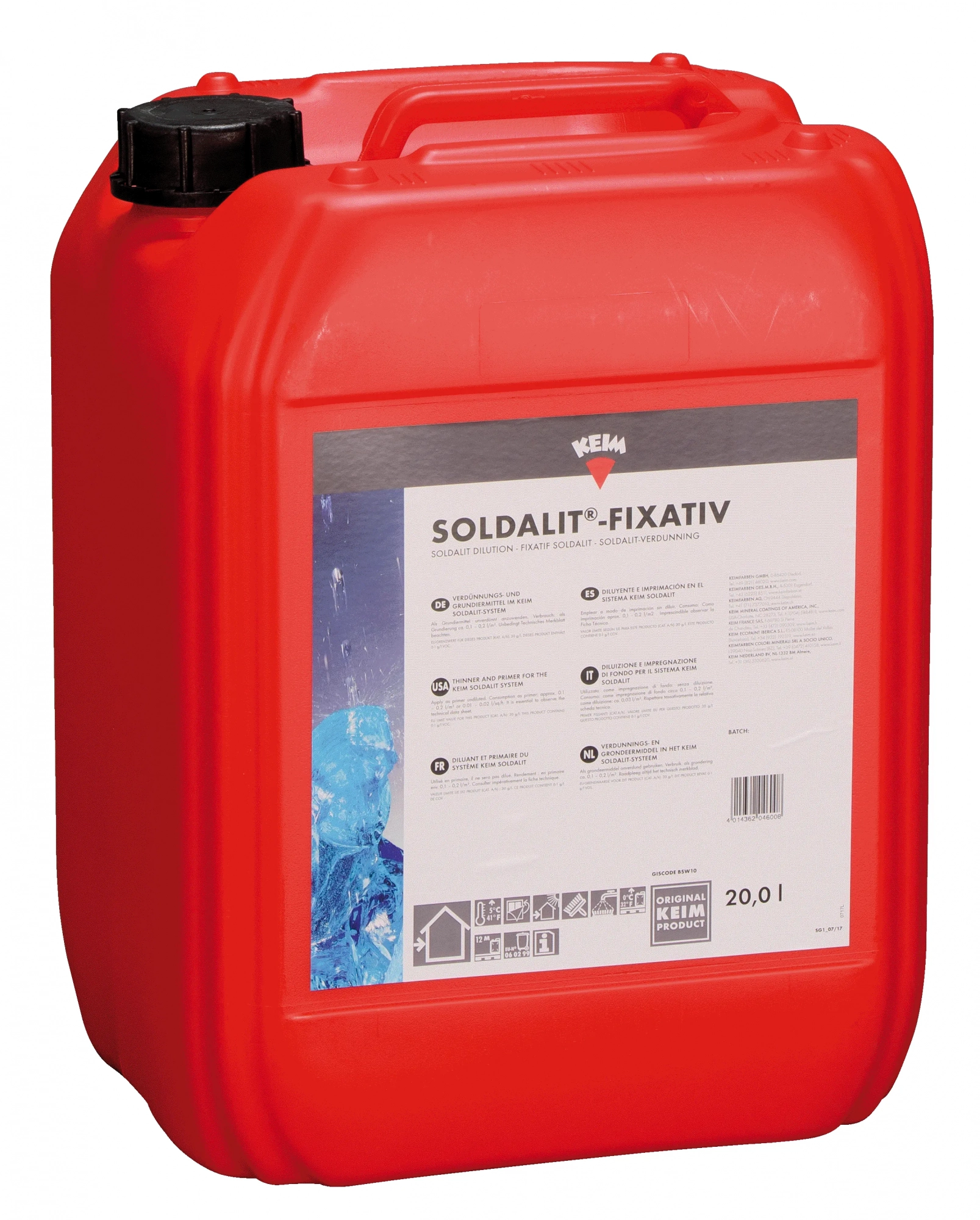 KEIM Soldalit®-Fixativ грунтовочное средство и разбавитель для краски Soldalit DE