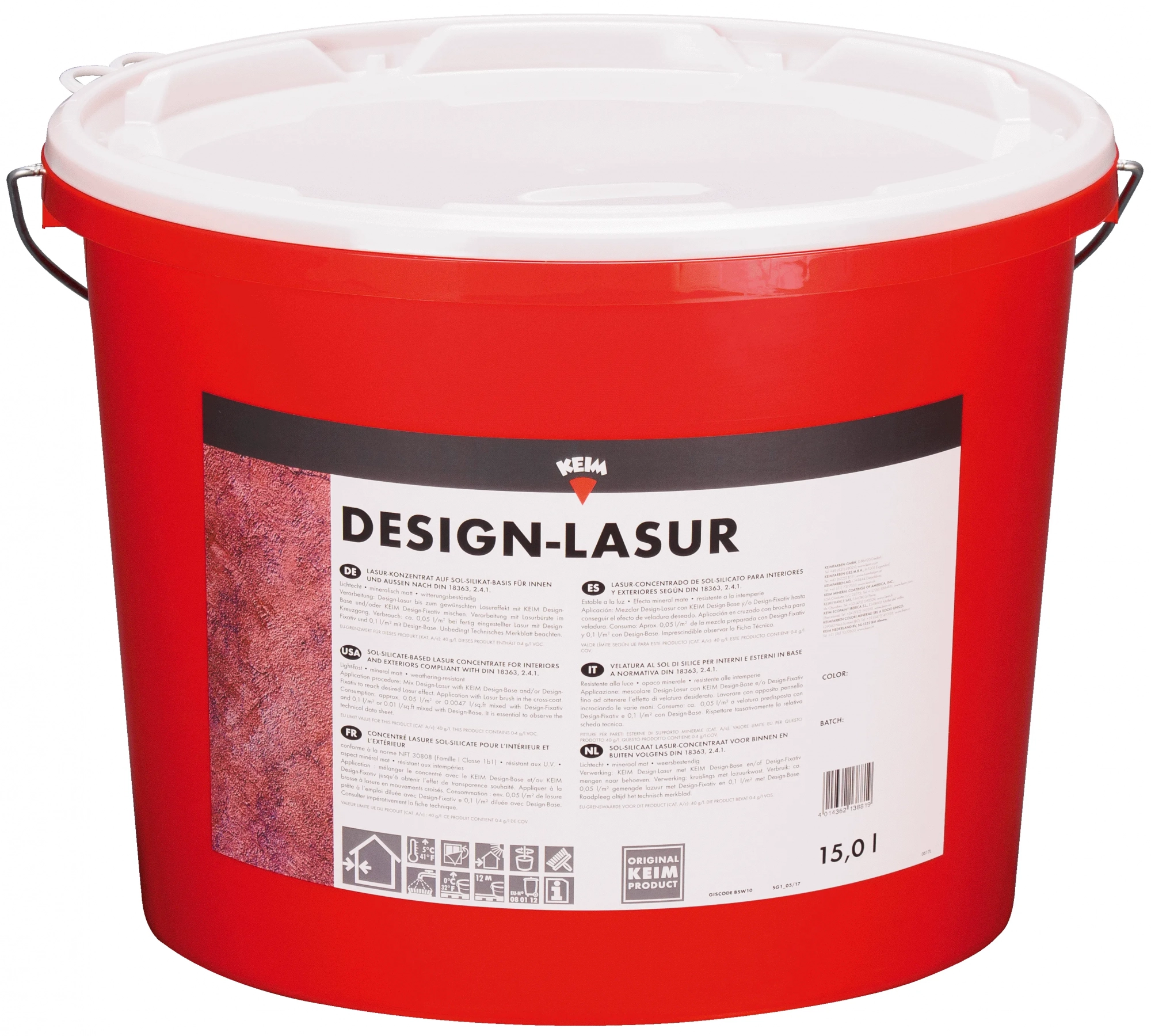 KEIM Design-Lasur® Лазурь на основе золь-силиката DE